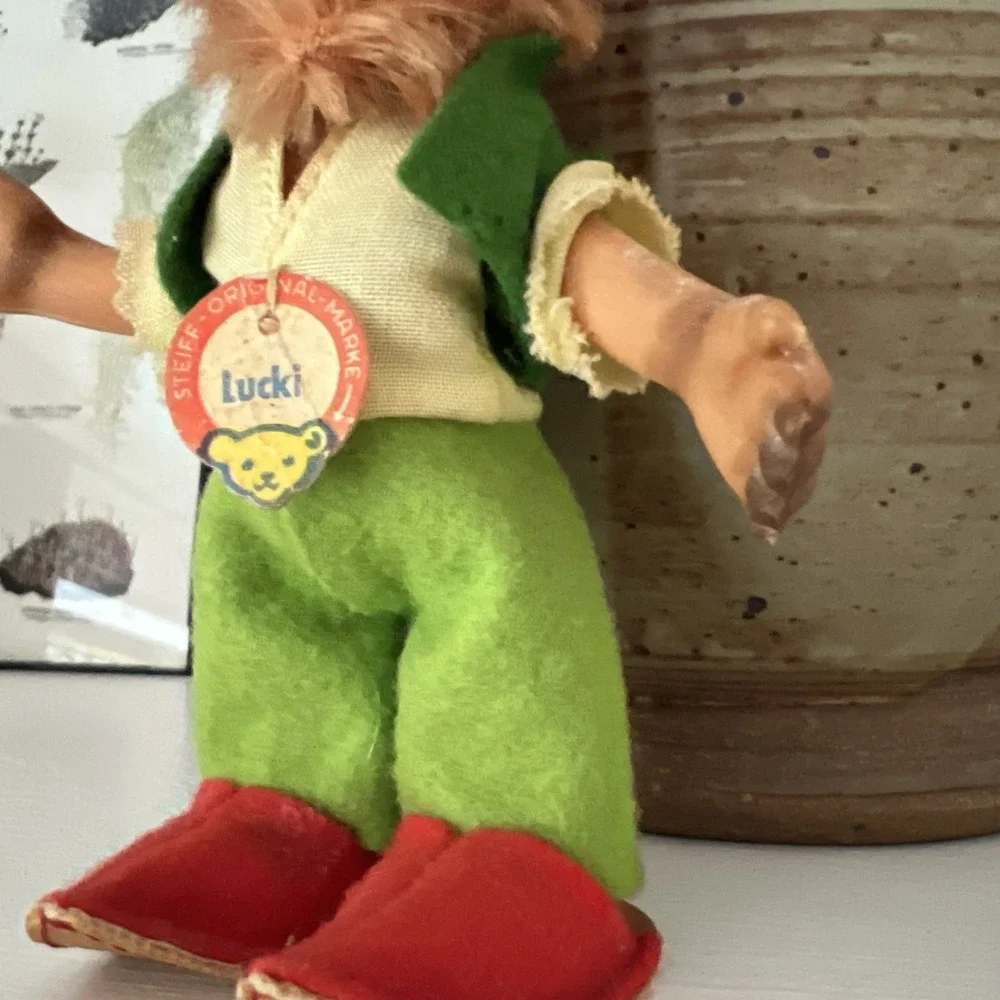Vintage Steiff Troll Lucki 5